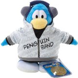 Jakks Disney Club Penguin 6.5 Inch Series 2 Plush Figure Band Member [Includes Coin with Code!]